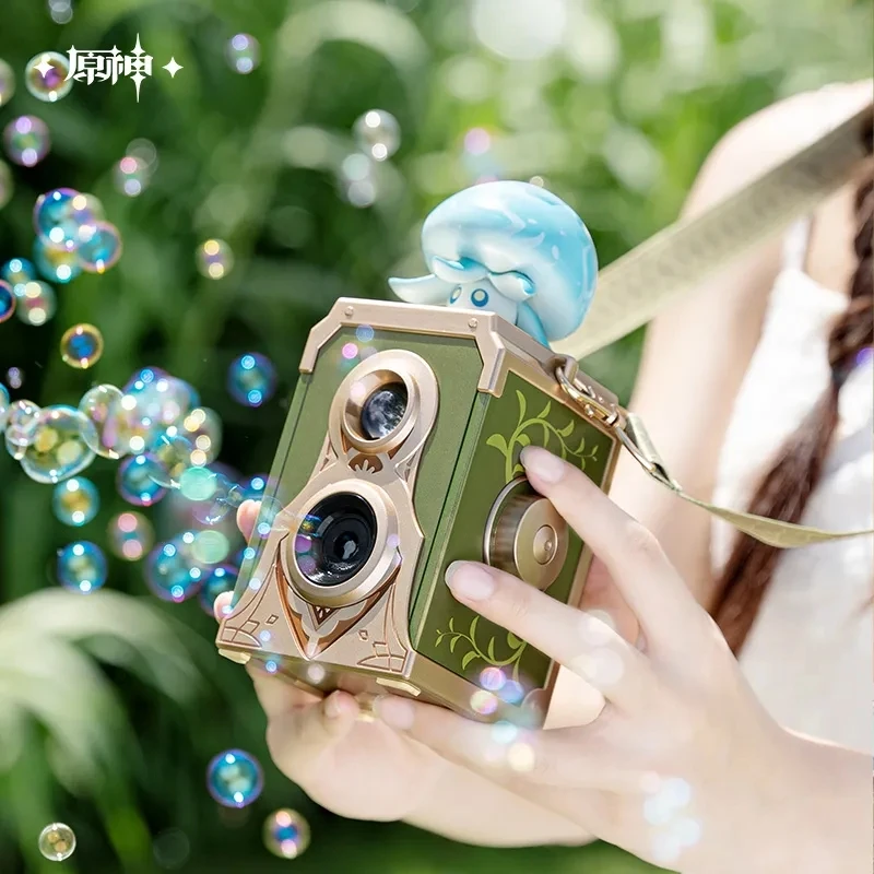 Genshin Impact Game Satchel para Crianças, Photo Bubble Machine, Acessórios Cosplay, Anime, Presente de Halloween, Genuíno, Em estoque