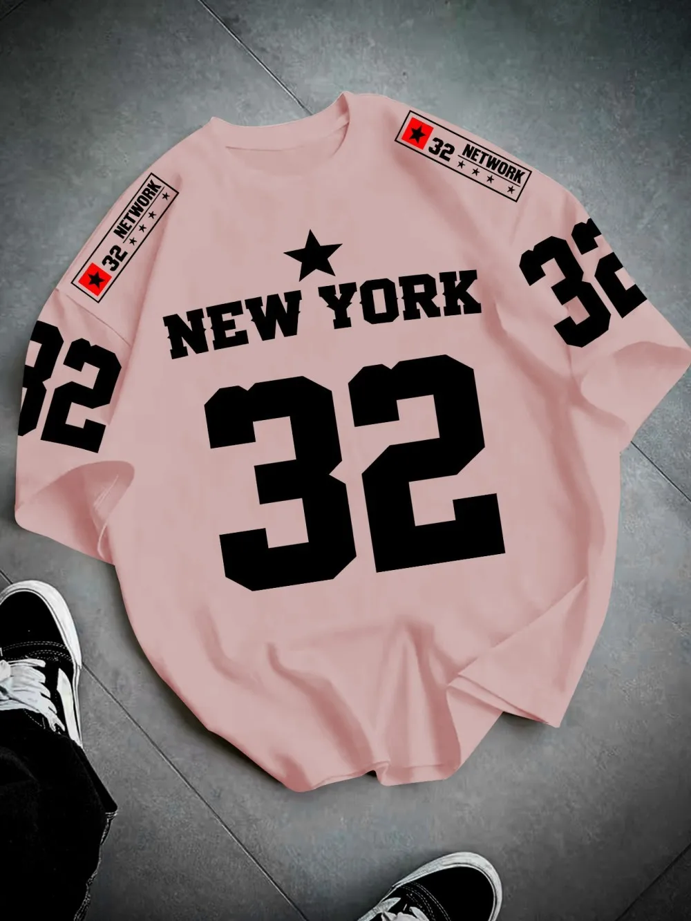 Europäisches und amerikanisches Sommer-Trainings-T-Shirt für Herren mit New York-Buchstaben-Print, bequem, atmungsaktiv, Rundhalsausschnitt, Outdoor-Sport-Oberteil – Detail 12