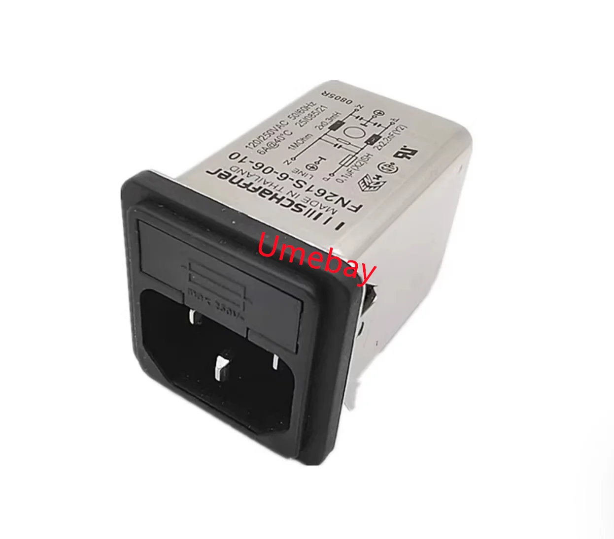 1 piece,   FN9260-4-06 4A   FN9260-6-06 6A   FN9260-10-06 10A   FN9260B-2-06  2A   FN9260B-4-06  4A    FN9260B-6-06  6A