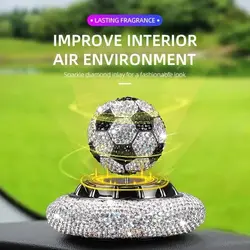 Solar Power Car Perfume Car Interior Decoration Supply Perfume Diffuser Suspended Rotating Ornaments Aromatherapy Air Freshener