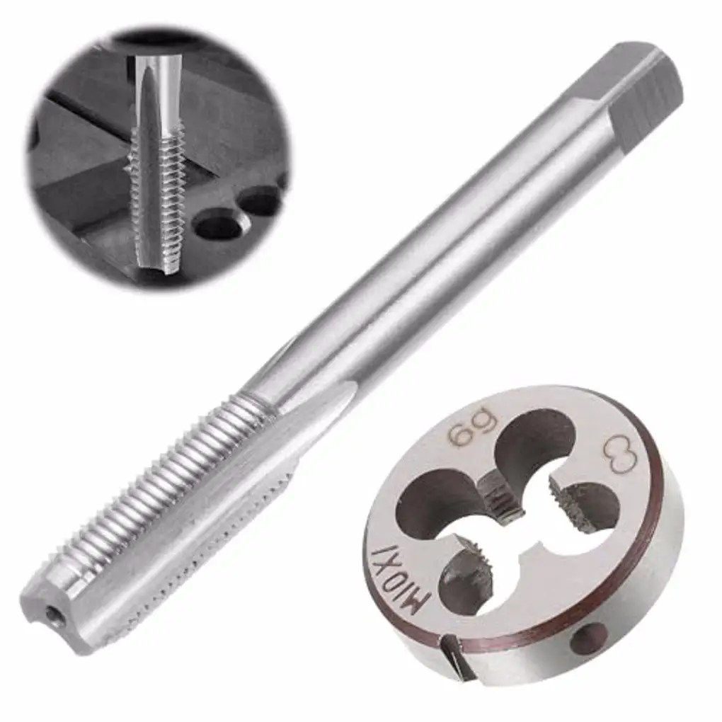 2piece Rustproof Thread Tap Anti-corrosion And Impact-resistant For Long-term Easy To Tap And Die m10