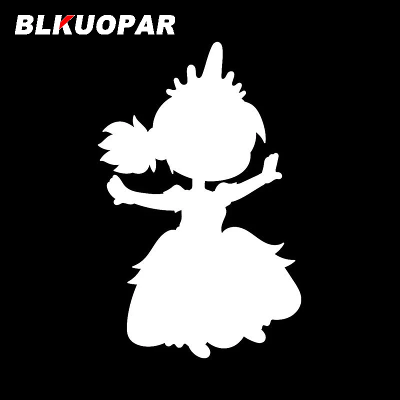 BLKUOPAR For Beautiful Princess In Fancy Dress Car Stickers Occlusion Scratch Graffiti Decals Die Cut Windshield Caravan Decor
