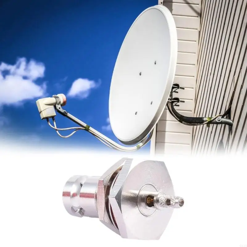 Q84A BNC Adaptor BNC-C-KY-1.5 Soket betina sambungan BNC BNC 75ohm Tahan Air