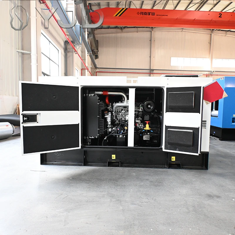 25KW 25KVA ISZU engine single phase silent canopy power plant diesel generator set