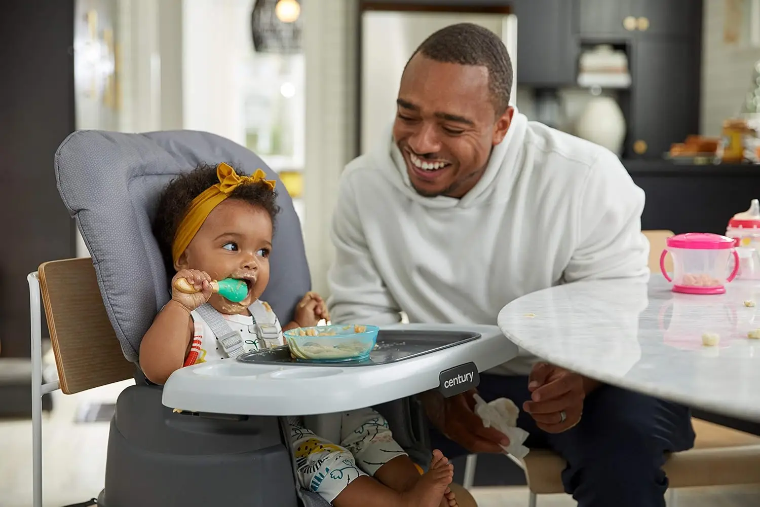 Dine On 4-in-1 High Chair, Grows with Child with 4 Modes, Metro