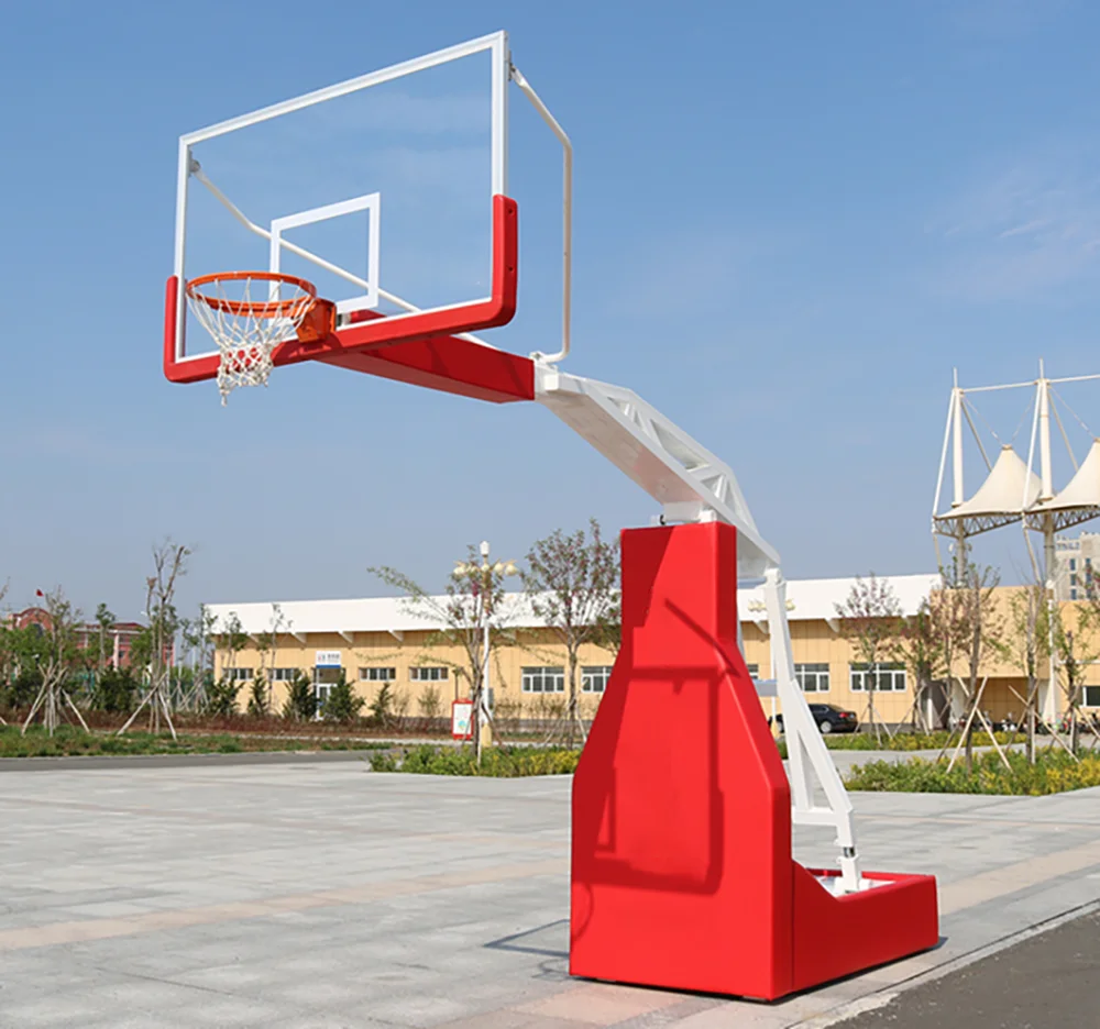 Outdoor Basketball Hoop System Professional Basketball Board Portable Height Adjustable Basketball Hoop