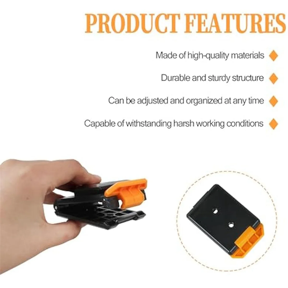 

AB06 6pcs Clip Tech Hubs for TOU-CT ClipTech Pouches,Tool Belt Clip Fits for Models TOU-CT-150 TB-CT-150SP