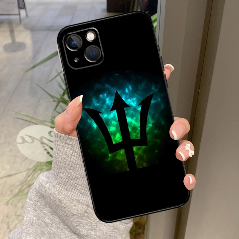 P-Percy Jackson Cartoon Phone Case For iPhone 12 11 13 14 15 16 Pro Max Mini X XS XR Plus Shockproof Cover