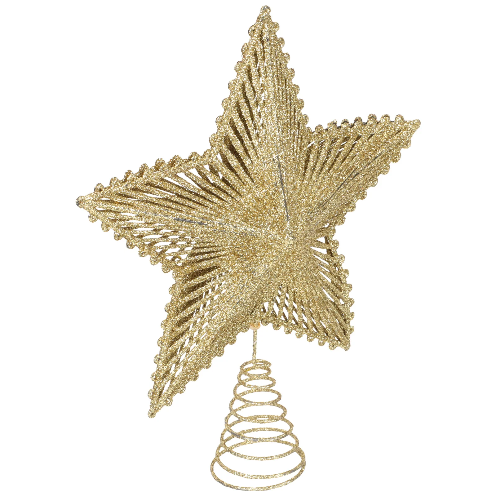 Xmas Decor Christmas Tree Star Topper Halloween Window Decorations Iron Wire Treetop Man Crackers