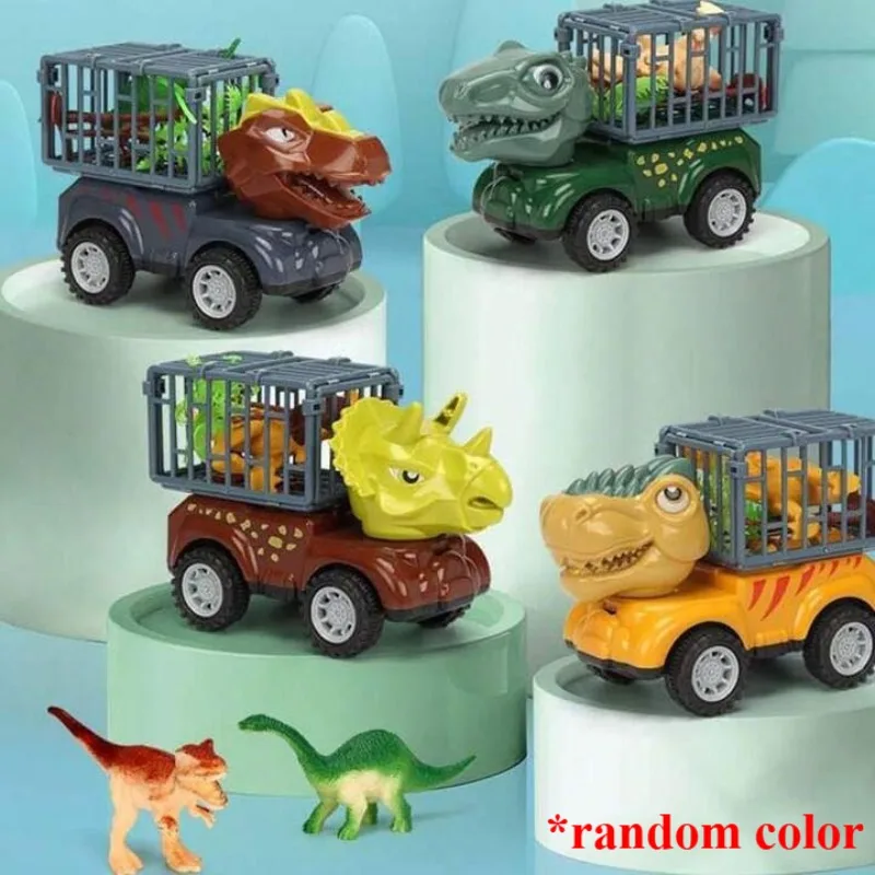 

Игрушки-динозавры для детей, переноска-переноска-динозавр, транспортный грузовик, автомобиль, набор с фигурками динозавра, подарок на день рождения для маленьких мальчиков и девочек