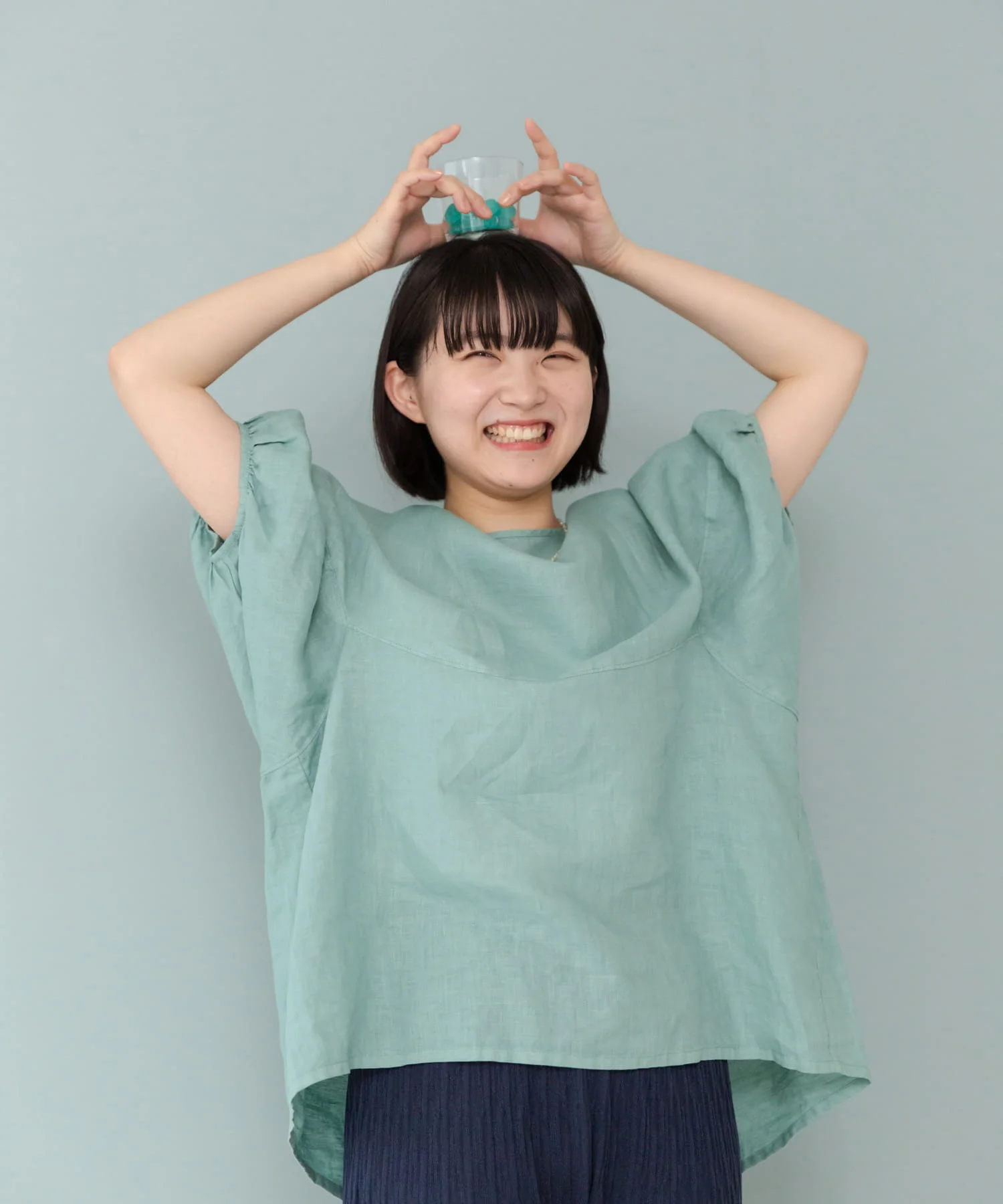 

Новая летняя женская рубашка IENA 2025 года, свободного кроя, с круглым вырезом, коротким рукавом, однотонная, повседневная, универсальная, всесезонная, из смесового льна