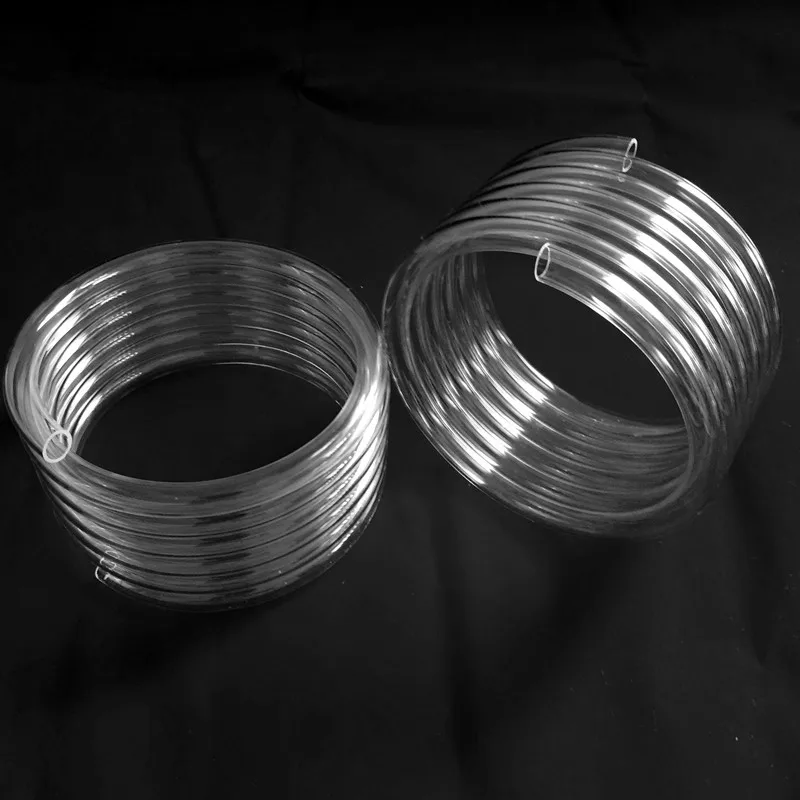 Прозрачная спиральная кварцевая трубка OD116 ID110 для нагревательной трубки и кварцевой муфли Прозрачная спиральная кварцевая трубка OD116 ID110 для нагревательной трубки и кварцевой муфли
