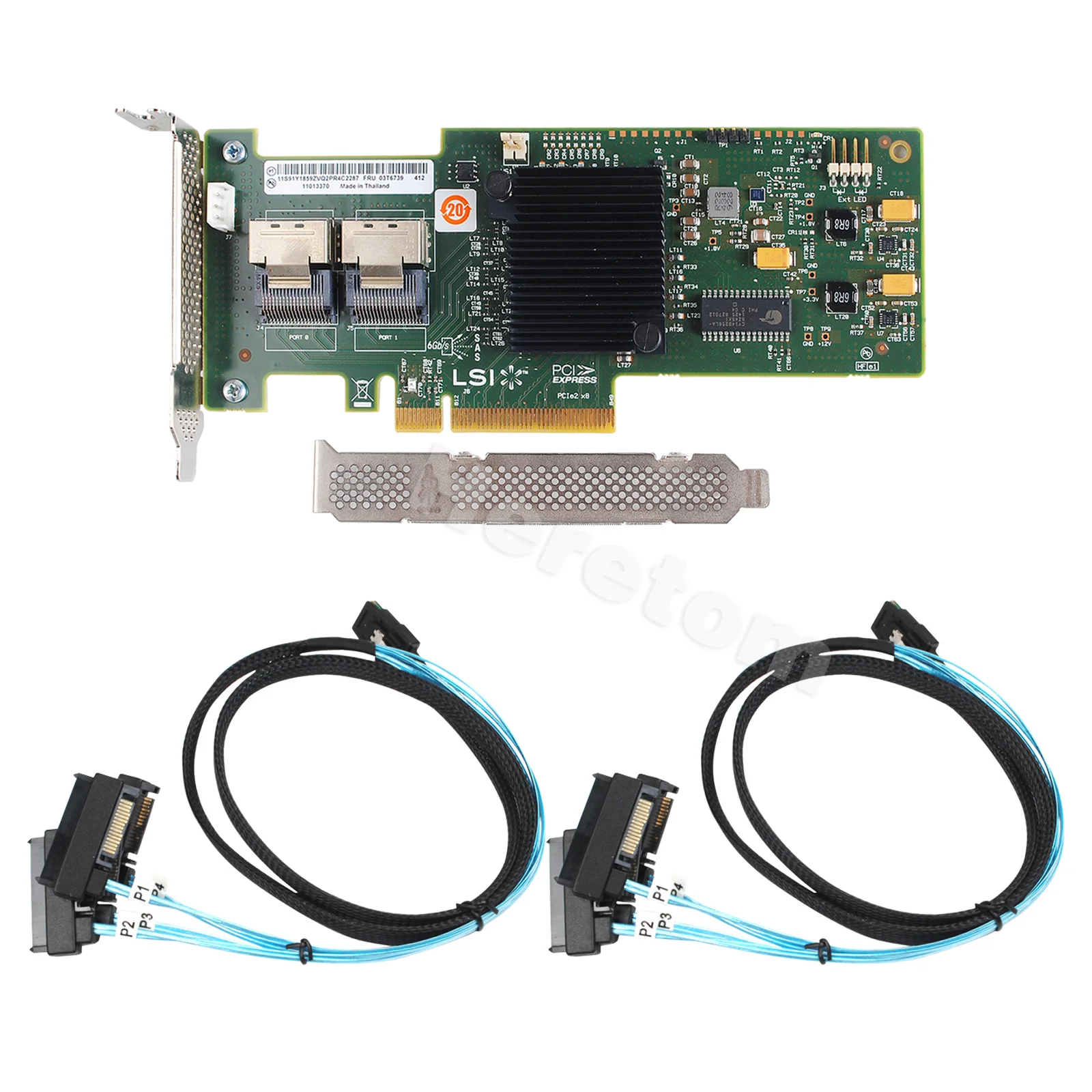 Lsi 92408i fw 6gbps Hba 92119i P20 Ele Zfs Nas 2x Mini Sas 8482 Kit de Cabo Novo