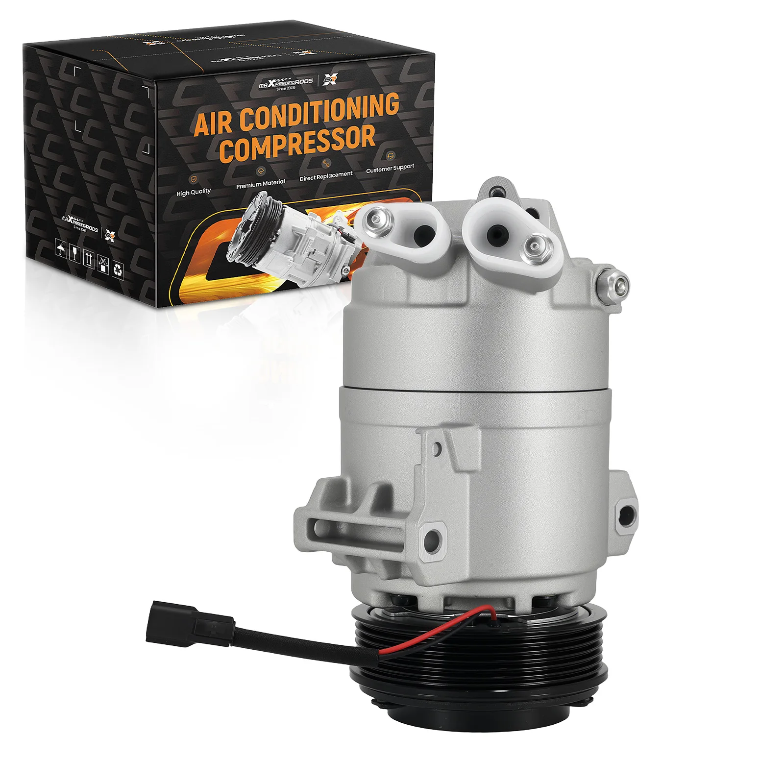 New AC Compressor w/Clutch for Chevrolet City Express 2.0L 2015-2018 CO29162C DKS17D