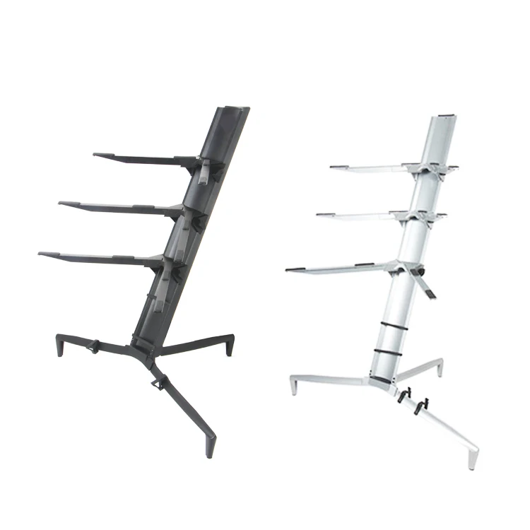 Hooqu Wholesale Price Musical Keyboard Stand Aluminium Keyboard Stand Plane Keyboard Stand