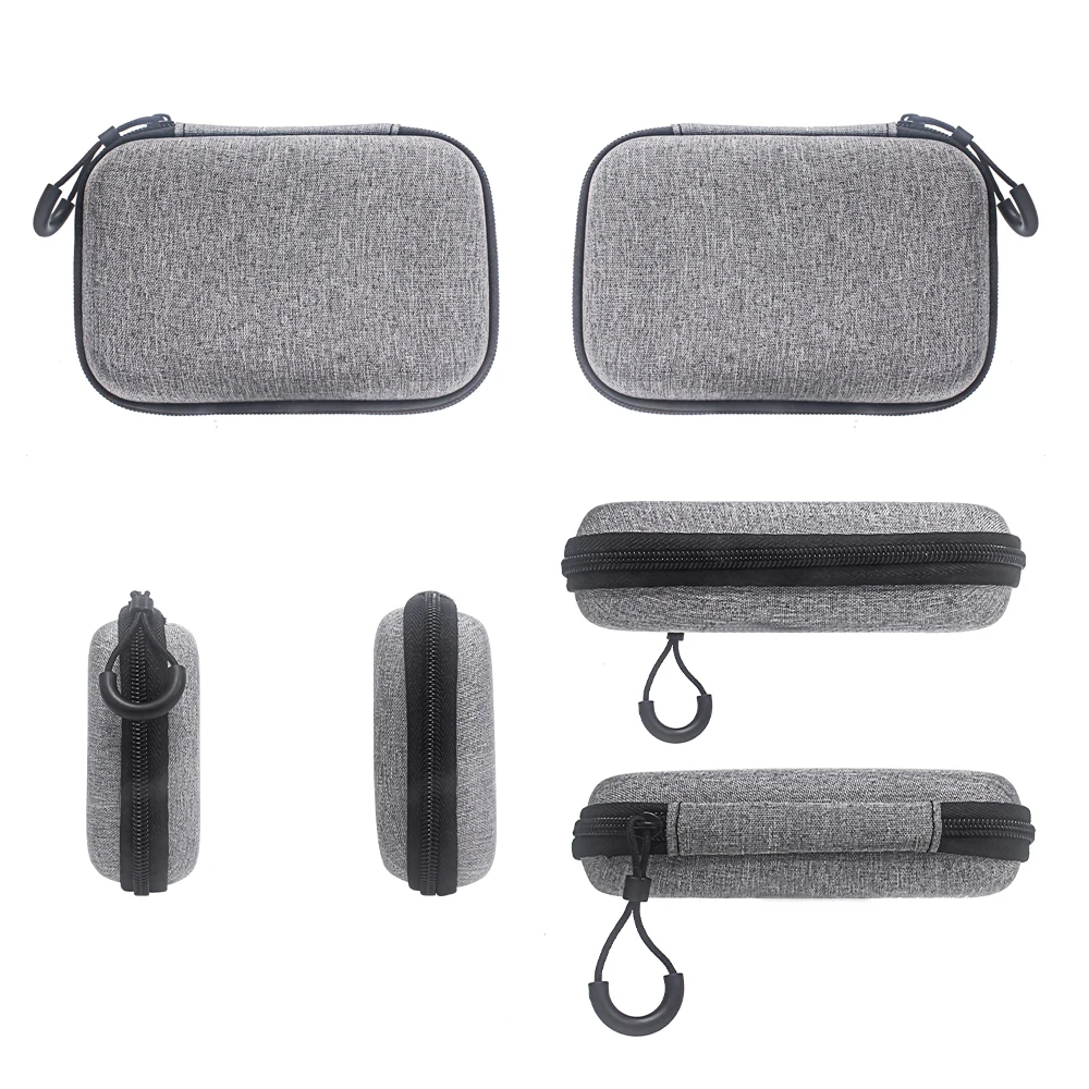for PLAUD NotePin Console Storage Bag Voice Recorder Carrying Case Impact and Drop Resistant Oxford Cloth Gray