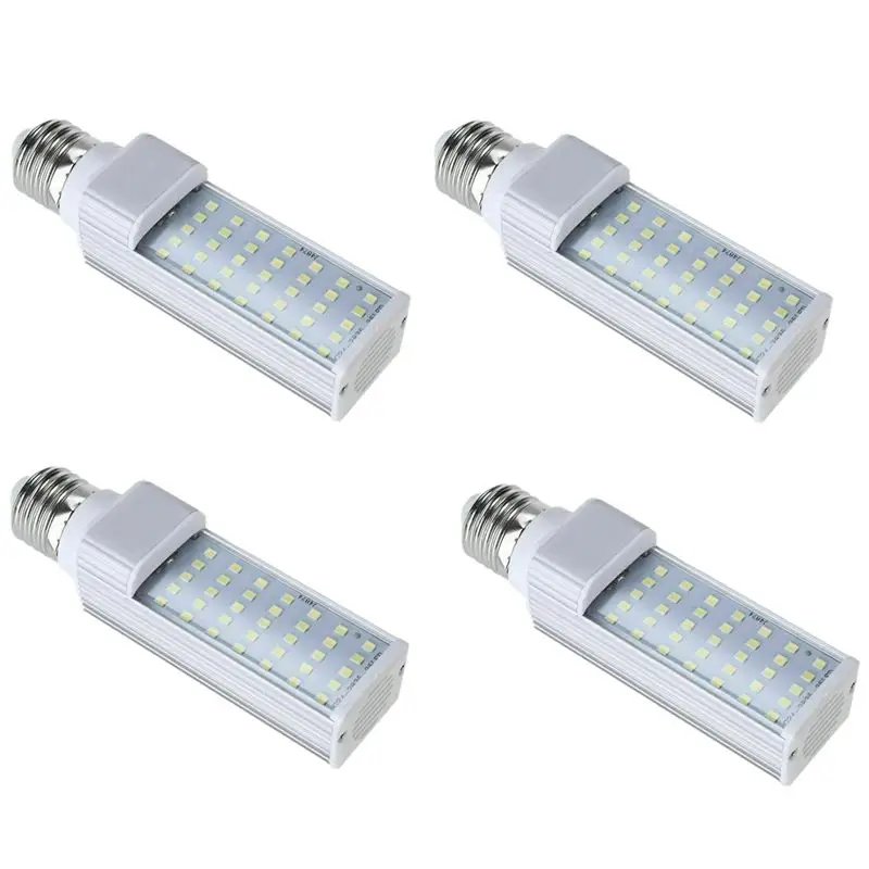 4X Fishpod White Plant Aquarium 7W Grow Light LED Tank Fish Coral Bulb E27 Lamp-AT64