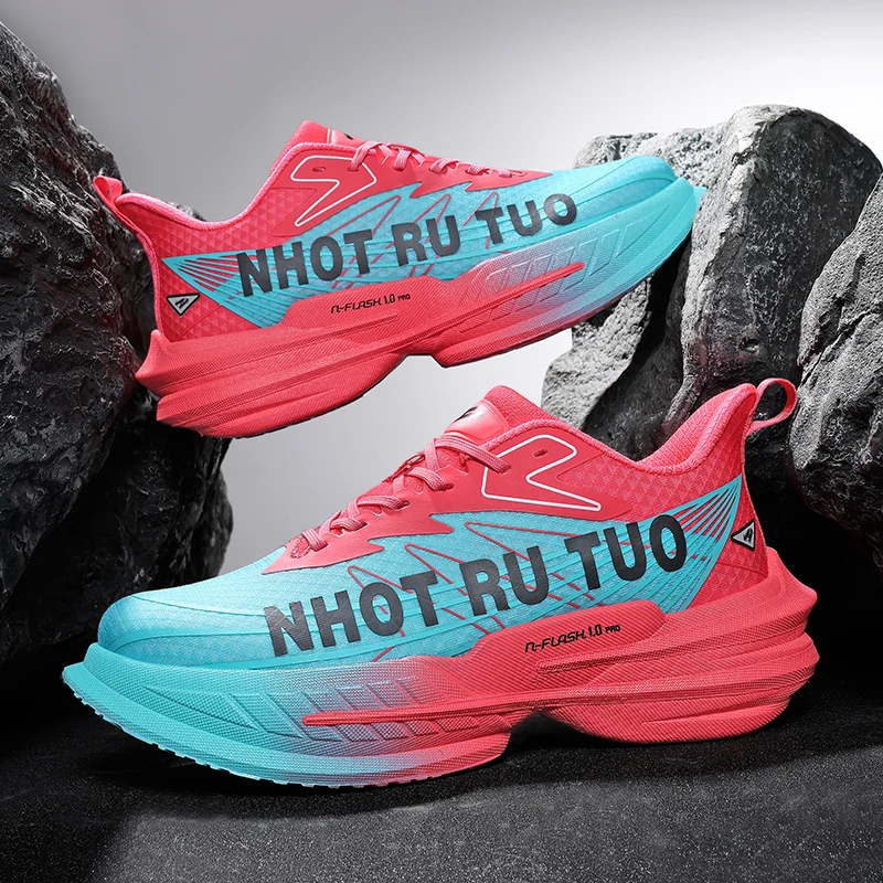 2026Men's Cushioning Running Shoes Lightweight Athletic Casual Sneakers Male Non-Slip Sports Shoes Outdoor Travel Walking Shoes