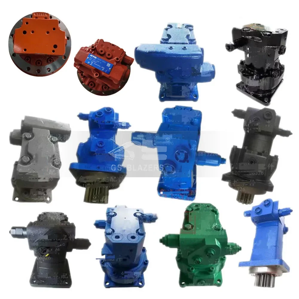 

Mini Excavator Parts for Kubota Hitachi Komatsu PC10 12 15 17 18MR-1 20 Rotary Pump Travel Drive Motor Rotary Motor