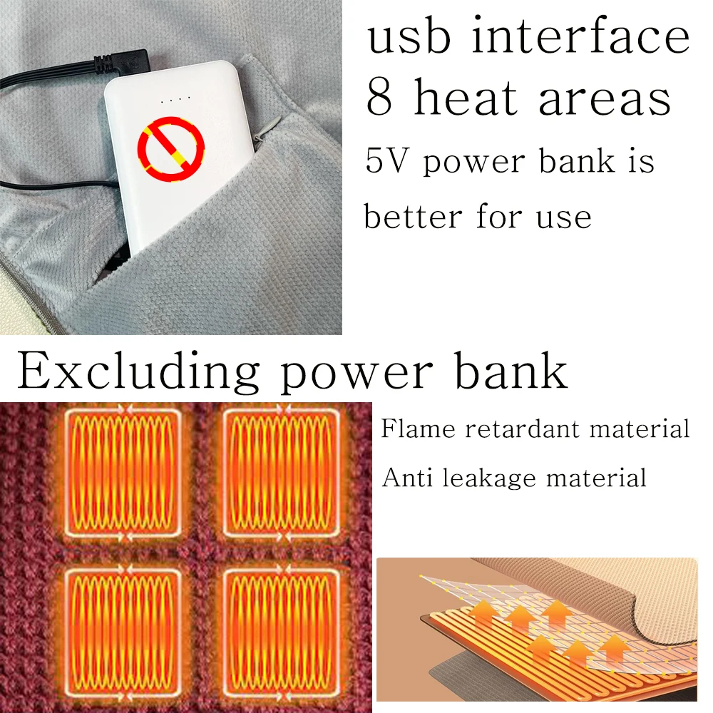 Cobertor Elétrico USB Aquecido - Outdoor Hunting Blanket avaliação e preço