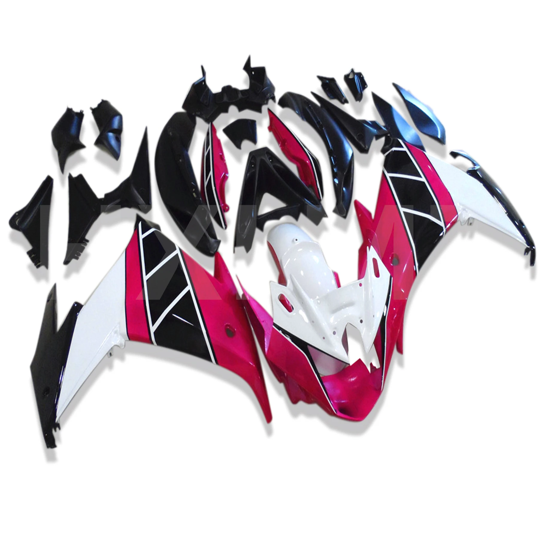 

For YAMAHA FZ6 Fazer Fairing Kits FZ6R Fazer 2009 2010 2011 2012 Bodywork ABS Fairing Pink White For YAMAHA FZ6 2009 - 2012