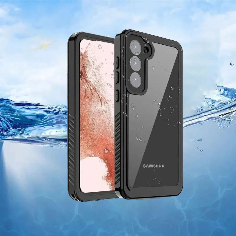 

Для Samsung Galaxy S25 S24 Ultra S23 S21 S20FE полностью герметичный водонепроницаемый чехол IP68 для дайвинга, плавания, спорта на открытом воздухе, защита от падения и пыли