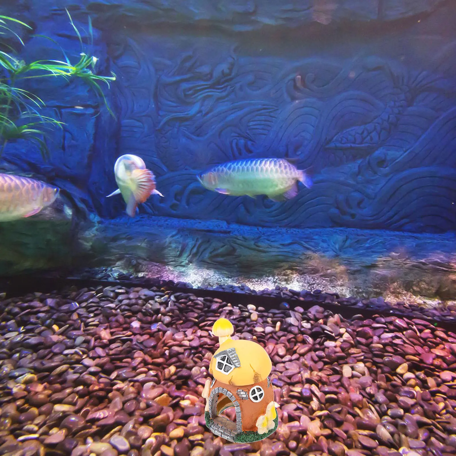 

Aquarium Resin Fish Hideout Mushroom Underwater Fish Tank Decoration Resin Shrimp Hideout Aquarium Decor