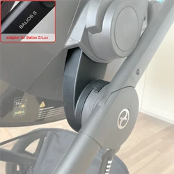 Stroller Carseat Adapter For Cybex Balios S /Lux Talos Buggy Converter Basket Bracket Pushchair-Basket Connector Accessories