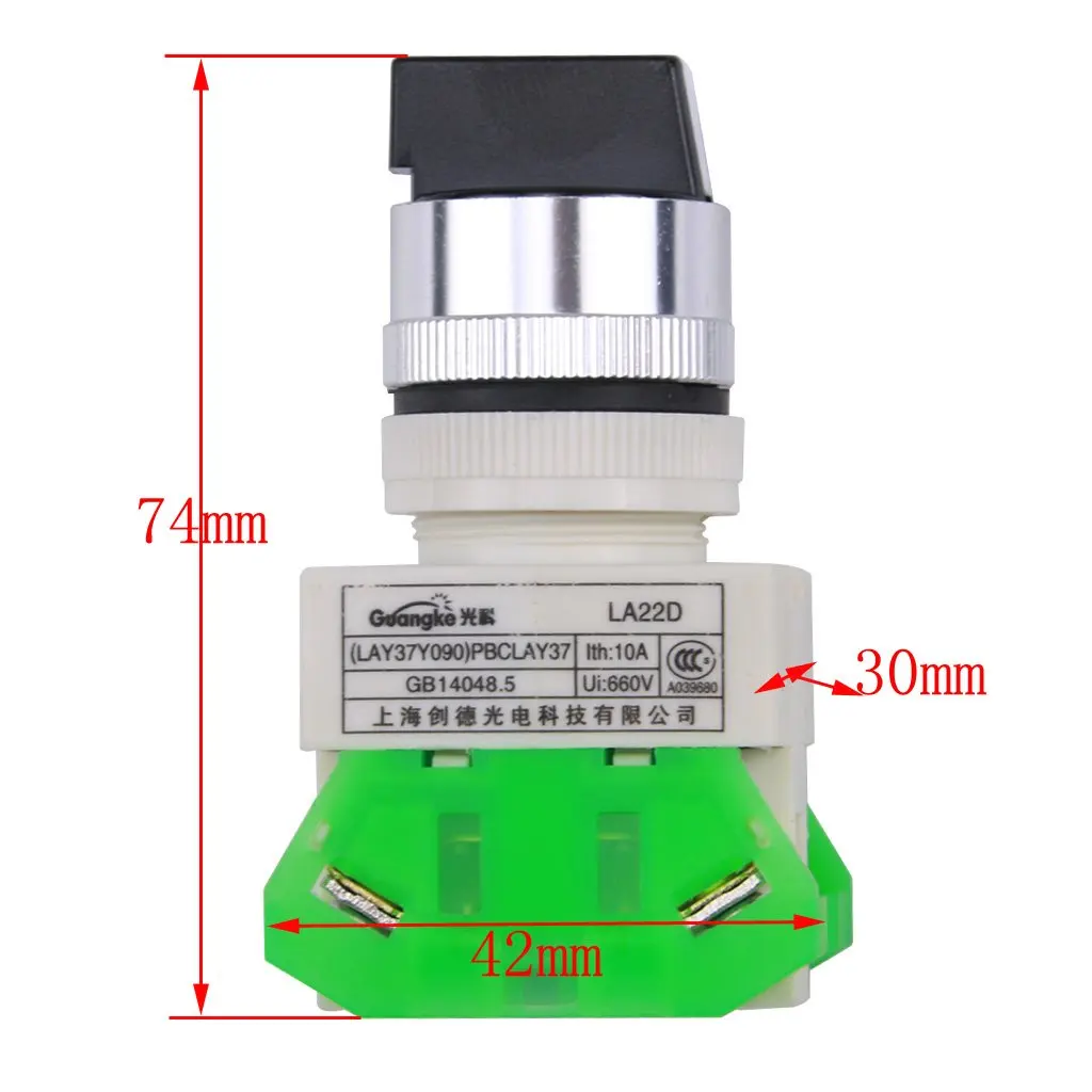 3 Tốc Độ Chuyển Công Tắc Xoay Nút Chọn Chậm Trung Bình Nhanh Chóng Chuyển Đổi 24V/36V/48V Điện go Kart ATV Quad Buggy Bụi Bẩn Hố Xe Đạp