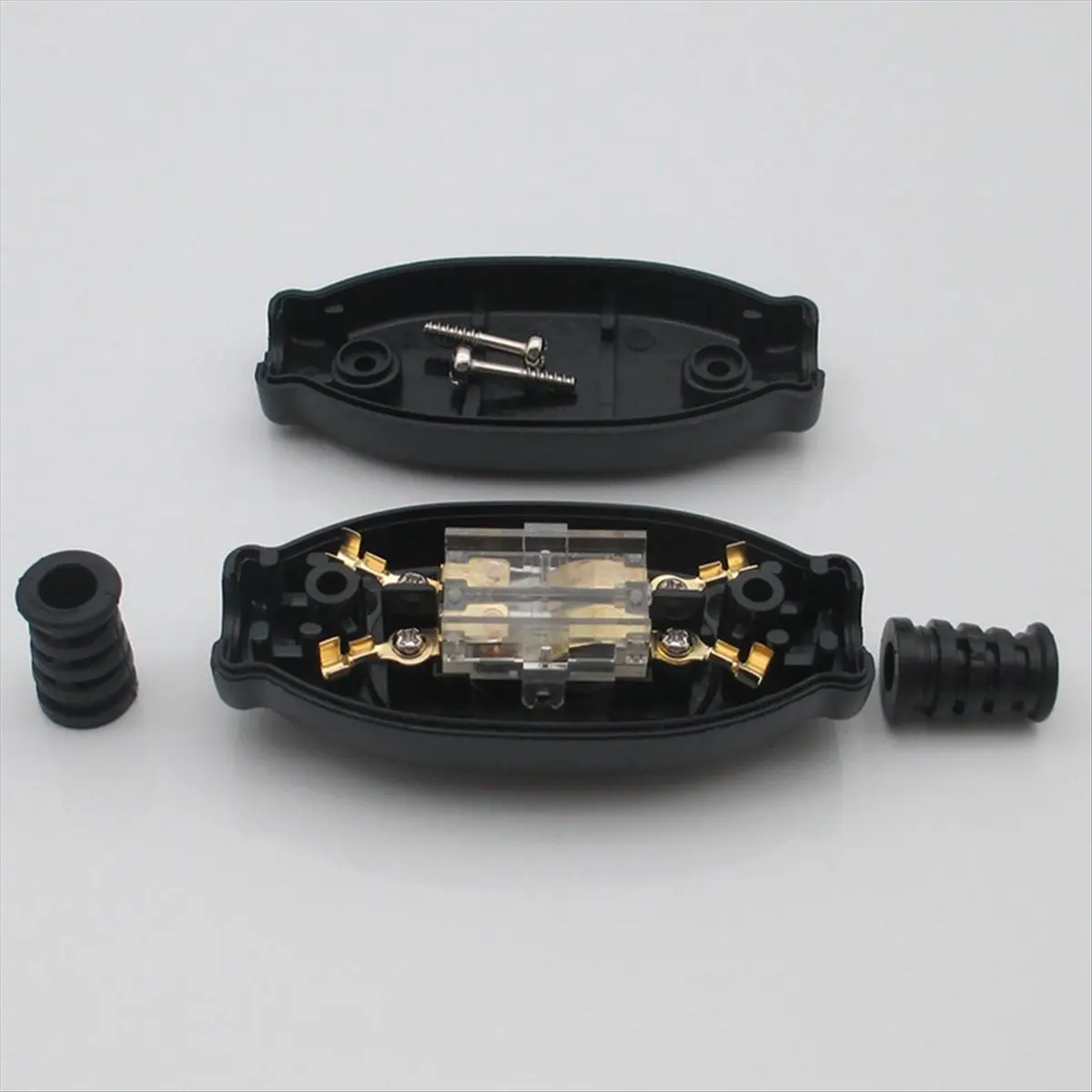 4X 3A 250V 8mm Waterproof In Line Switch Cord Switch IP65 Round Wire Silver Contact Double Cut Switch Dust Switch