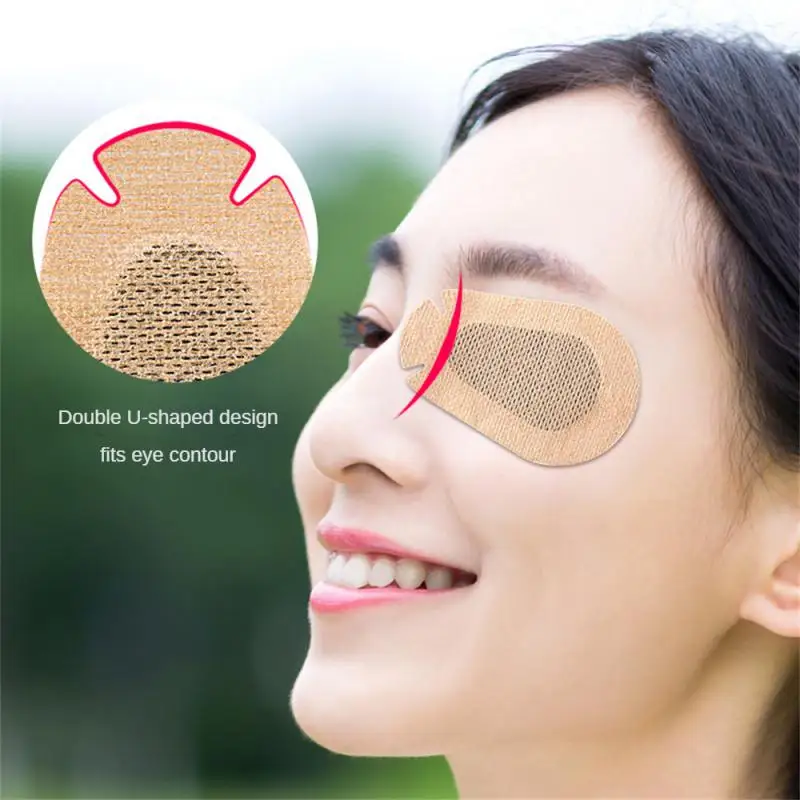 Masque pour les yeux respirant, patch pour les yeux, doux pour la peau, sans trace, lunettes de protection, lunettes de soins de santé personnels