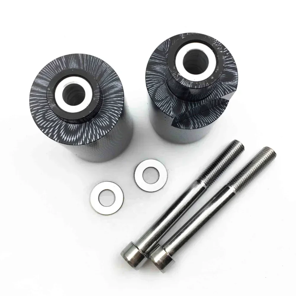 Pelindung Tabrakan Penggeser Bingkai untuk Suzuki 2004-2005 GSXR 600 750 Suku Cadang Sepeda Motor Serat Karbon Tanpa Potongan