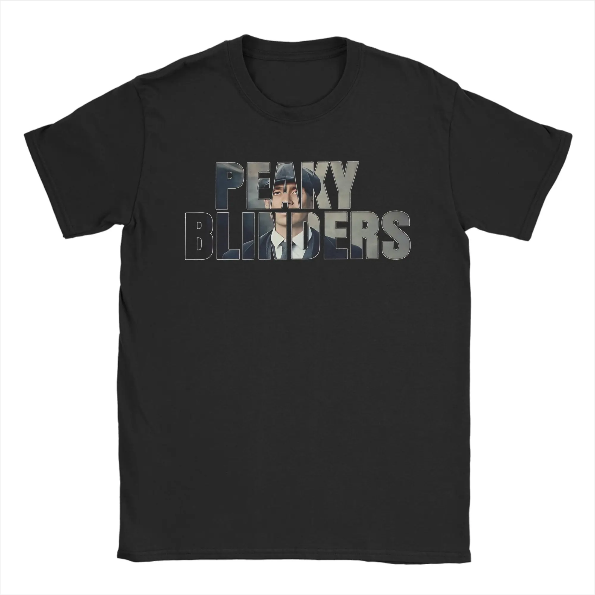 Fashion Tommy Shelby Peakys Blinders T Shirt For Unisex  100% Cotton T-shirts Short Sleeve Clothes