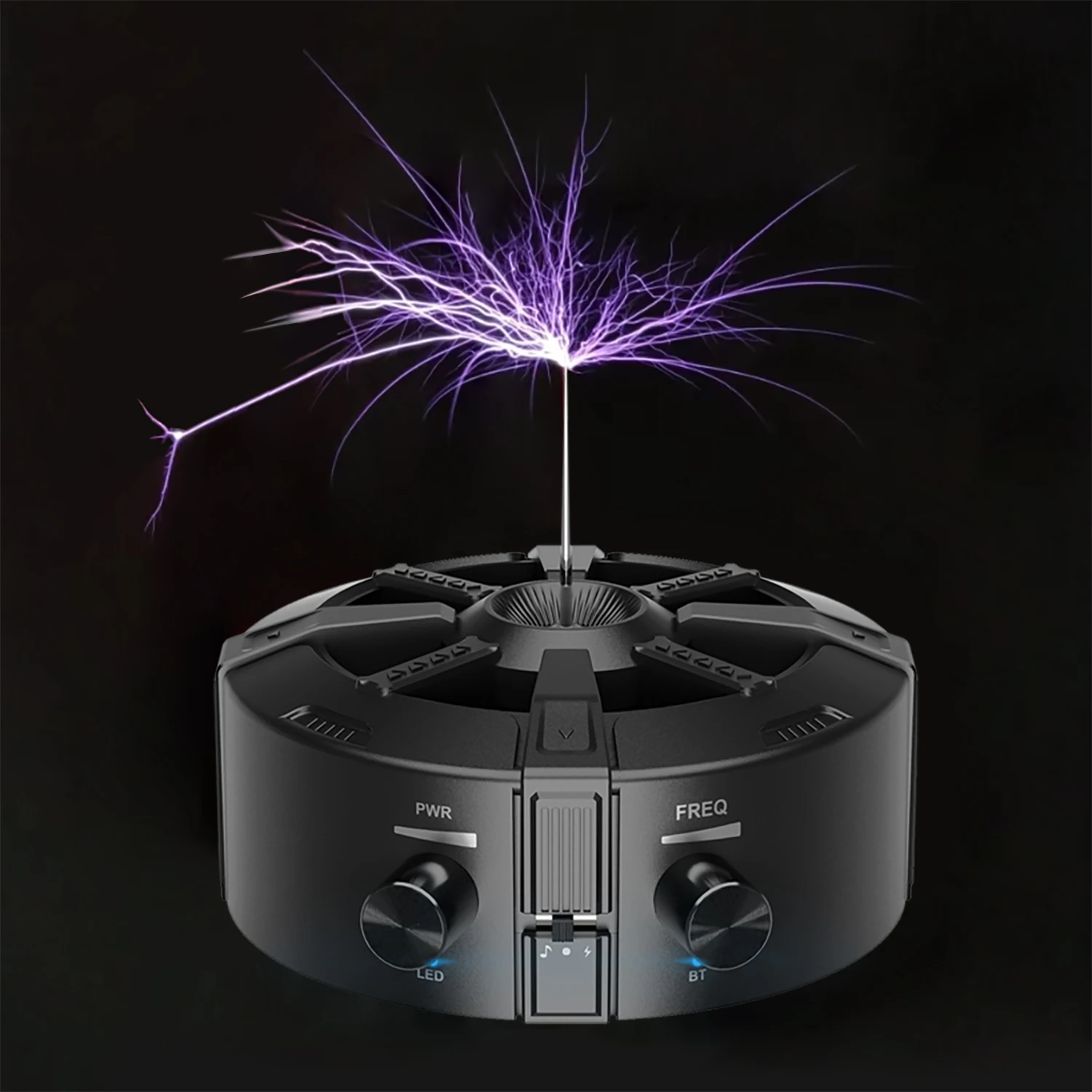 NEW Music Tesla Coil Bluetooth/AUX Dual Mode Music Box Artificial Lightning Touchable Audio Input Bluetooth Science Experiments