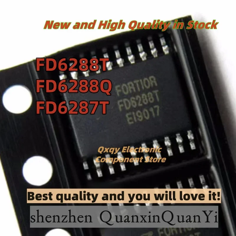 10pcs new FD6288T FD6288Q FD6287T TSSOP-20 250V aircraft model electrically adjustable three-phase gate drive chip