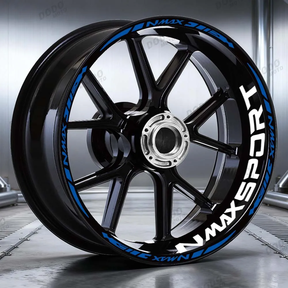 

For Nmax 125 NMAX 155 namx 160 Reflective Wheel Sticker Scooter Decal Rim Stripe Tape Moto Waterproof Accessories 2025-2016