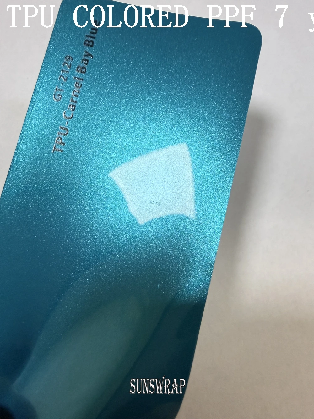 

Цвет PPF ТПУ Carnel Baby Blue Защитная пленка для кузова автомобиля Экологичная устойчивая к царапинам матовая верхняя пленка для автомобиля 5x52ft