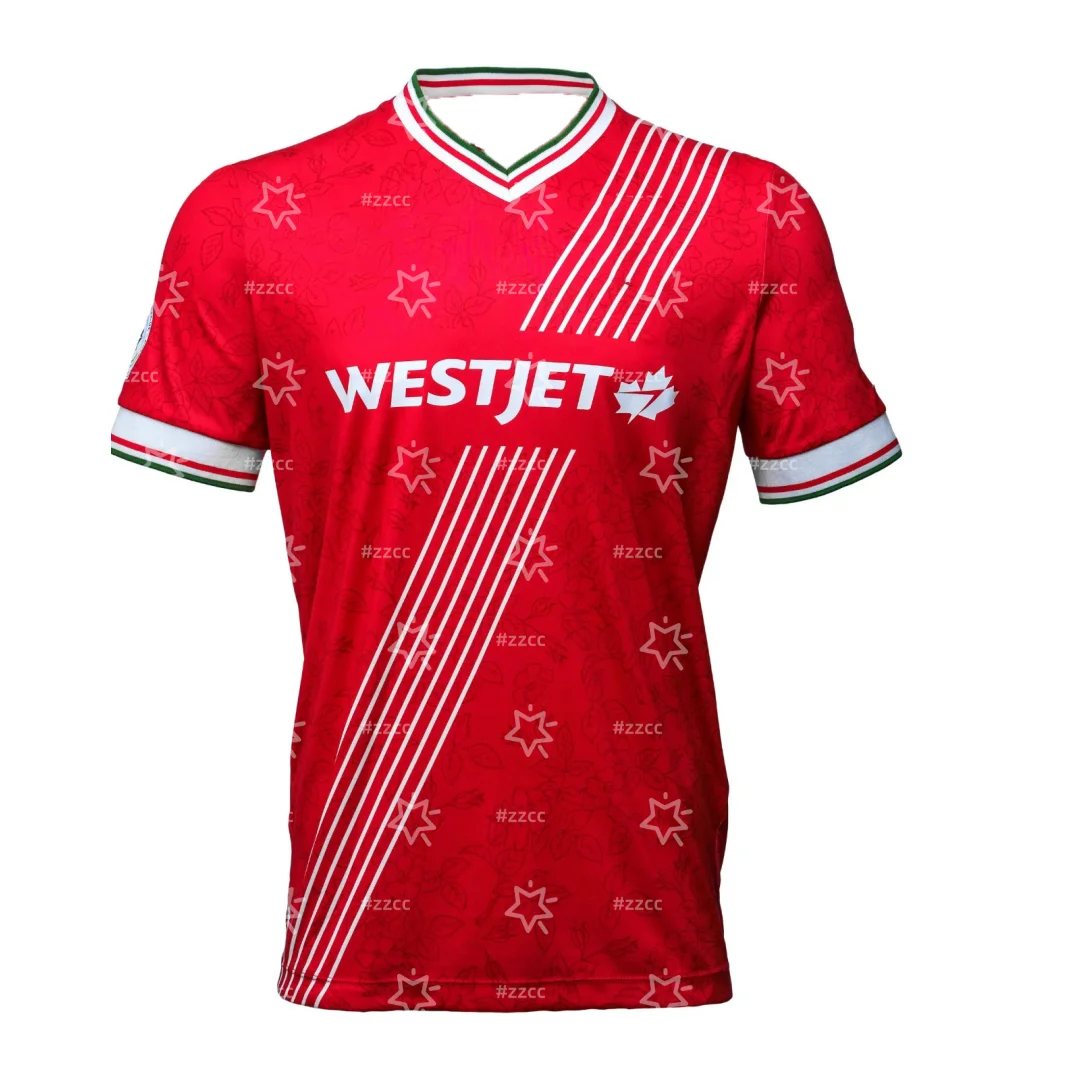 25-26 الكندي رئيس الوزراء لكرة القدم الدوري الفرسان FC المنزل كرة القدم جيرسي الرياضة الجافة بسرعة تي شيرت رجالي ملابس الأطفال