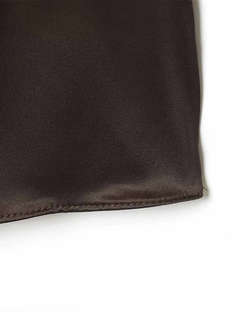 Neuzugänge im europäischen und amerikanischen Winterstil, modisches Damenbekleidungsdesign, asymmetrisches Patchwork-Oberteil mit Leibchen