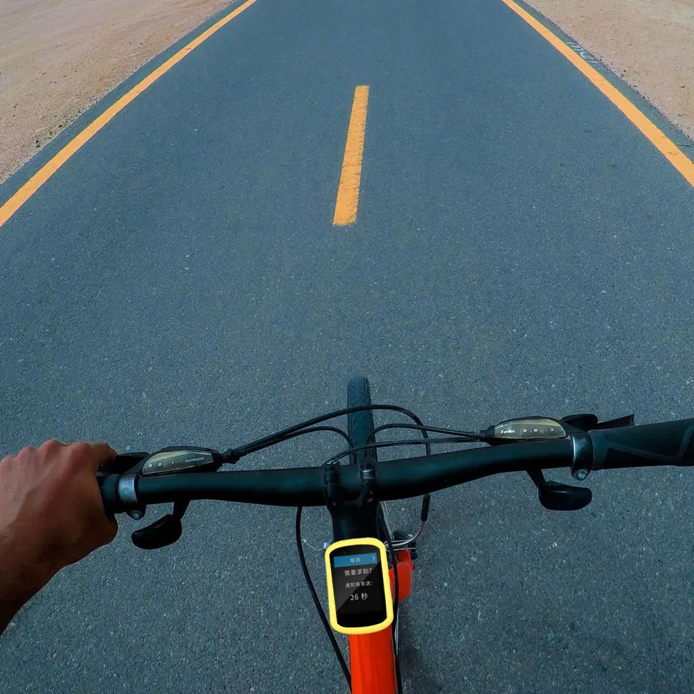 

Yellow Silicone Cover Elastic Protection Case For Cycling Gps Computer Stopwatch Dirt Resistant Outdoor 530 Compatible