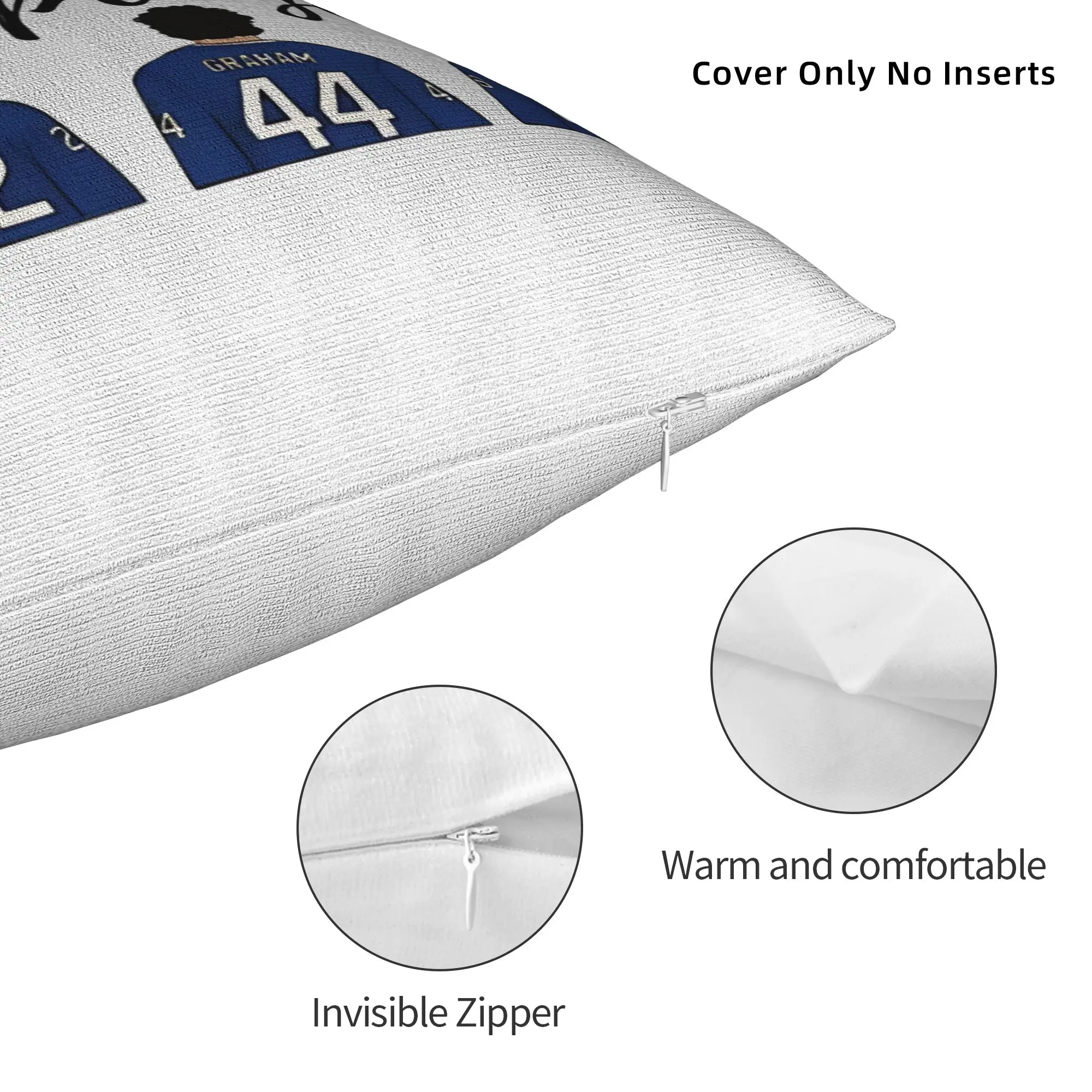 But Daddy A Hockey Player Off Campus Square Pillow Cases Cushion Covers Vintage Polyester Decor Pillowcase for Home 40x40cm