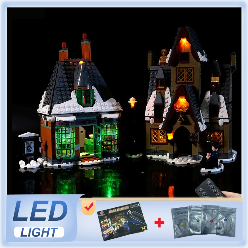 DIY RC LED Light Kit For LEGO 76388 Hogsmeade Village Visit  (Only LED Light,Without Blocks Model)