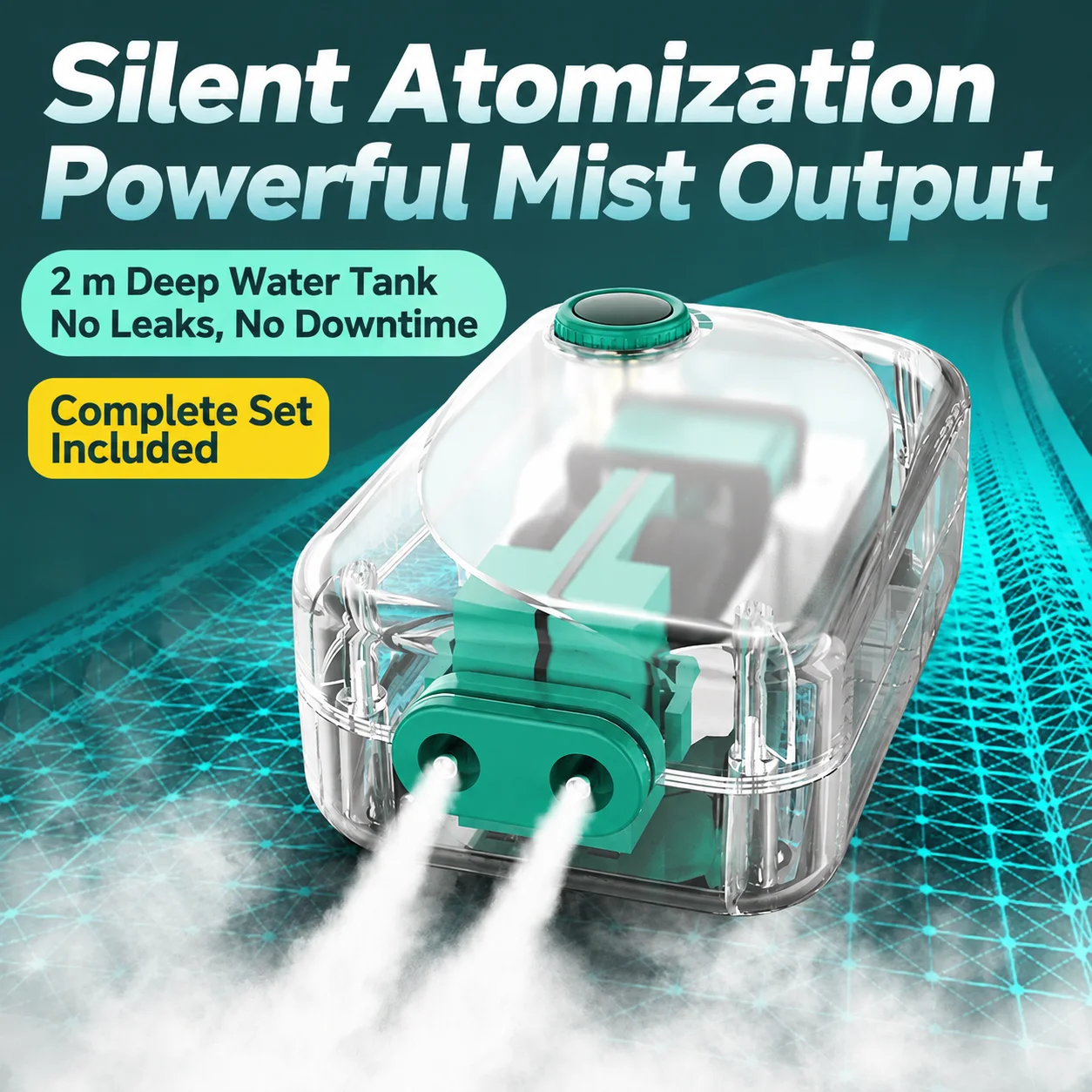 Aquarium Air Pump Ultra-Quiet Dual Outlet Oxygen Aerator with Adjustable Flow Control Energy-Efficient Durable Design Air Pump