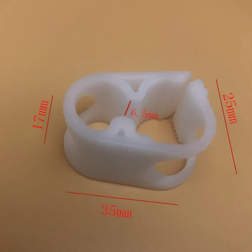 Imagen 2 del producto 10 Uds sujeción 6-12mm tubo de pellizco médico abrazadera ajustable Robert Control de flujo de infusión abrazadera de manguera de sifón POM