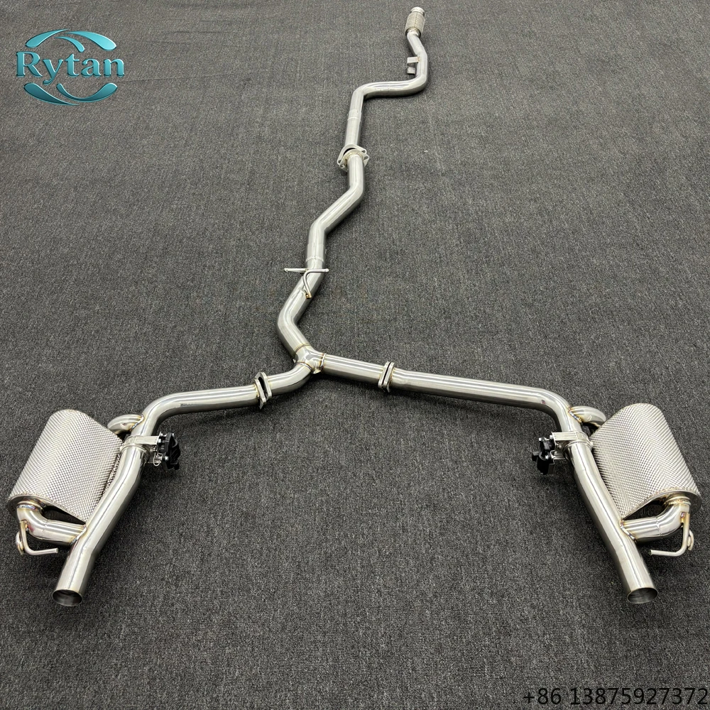 

Rytan Valved 304 Stainless Steel Valvetronic Exhaust Pipe System Catback for 2017-2022 - W213 E200 E260 E300 2.0T