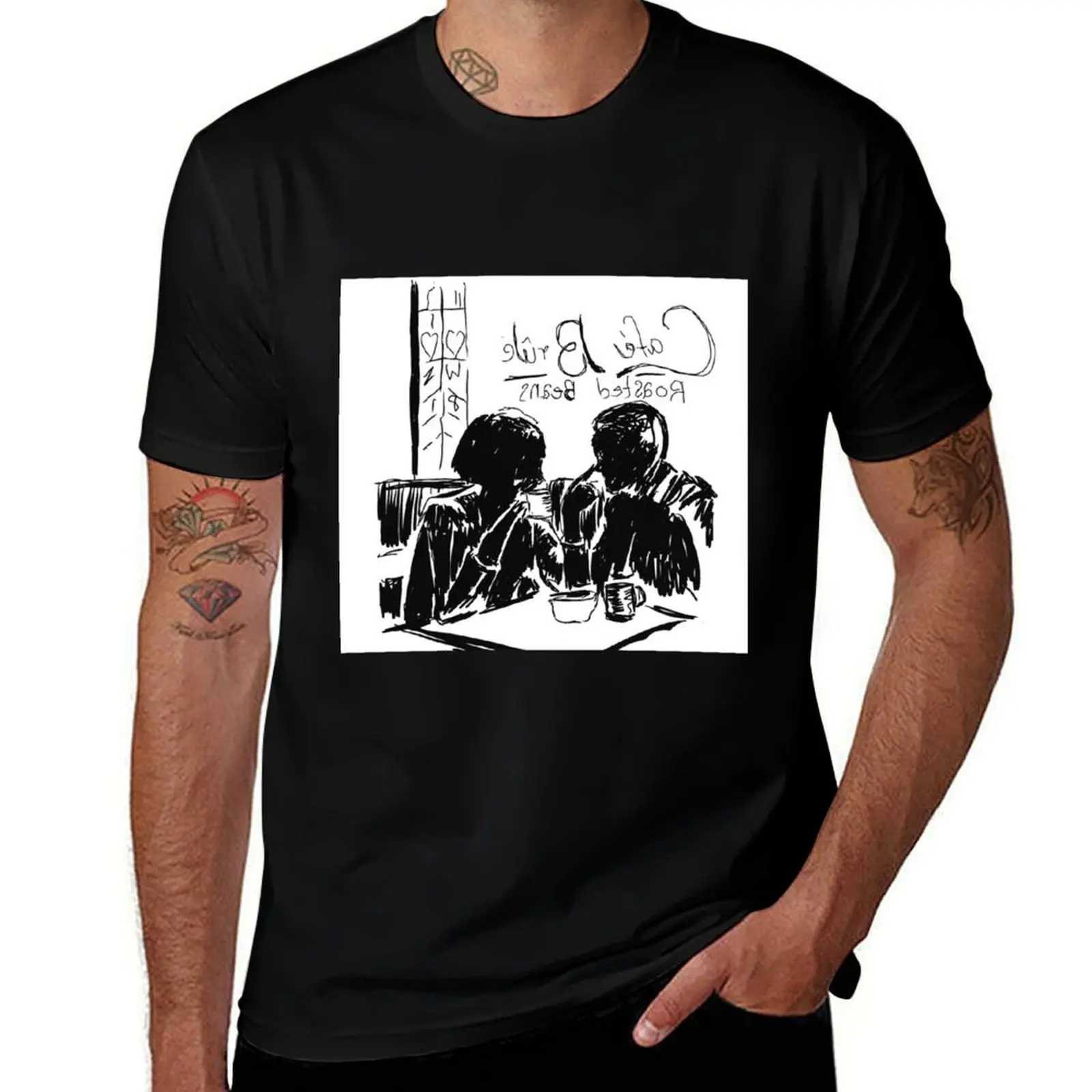 Phracking Roasted T-Shirt Work Short Sleeve Cotton Top T-Shirt