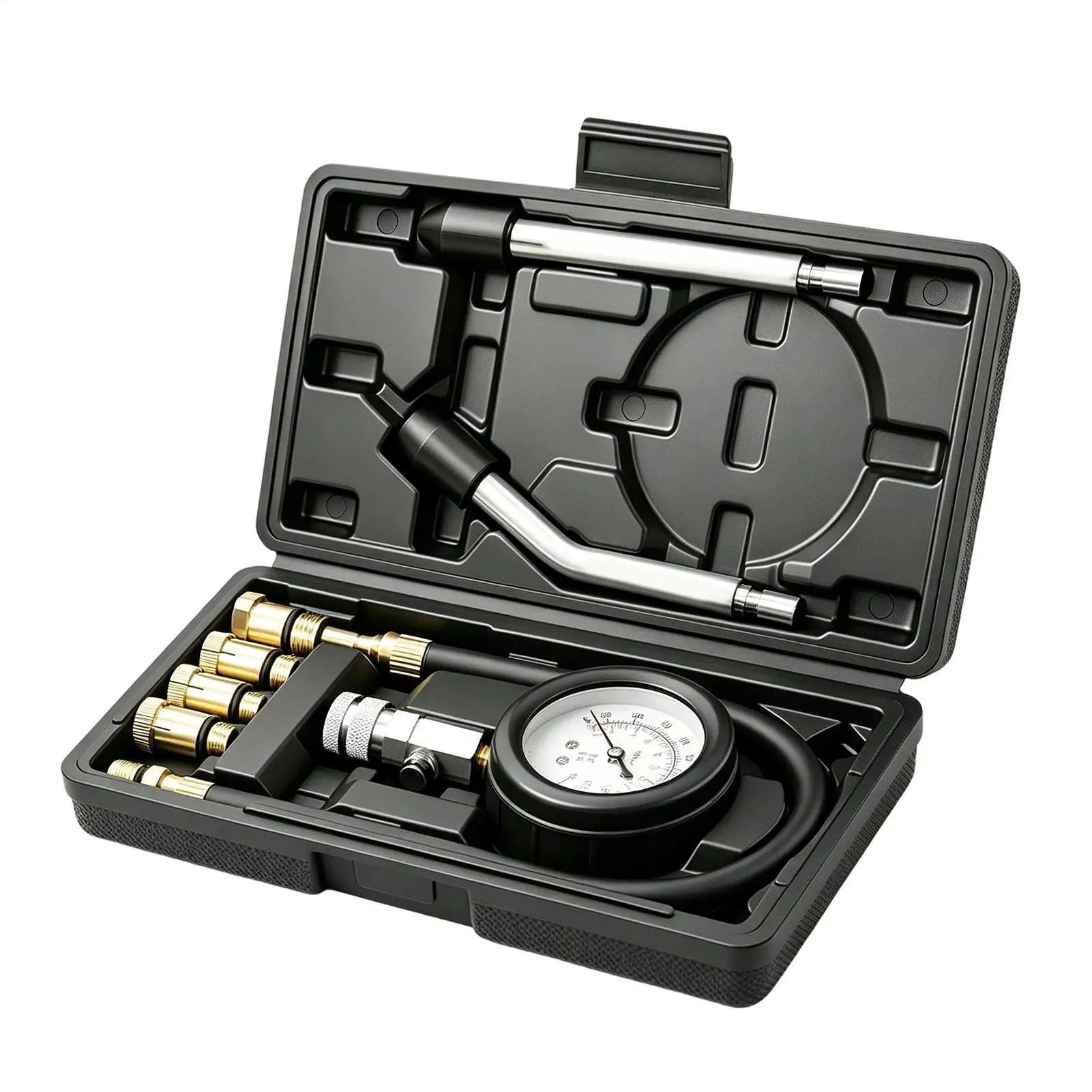 Cylinder Compression Tester 300 Psi Car Testing Tool Engine Cylinder Compression Tester For Car Truck Sedan Pickup Truck Trailer