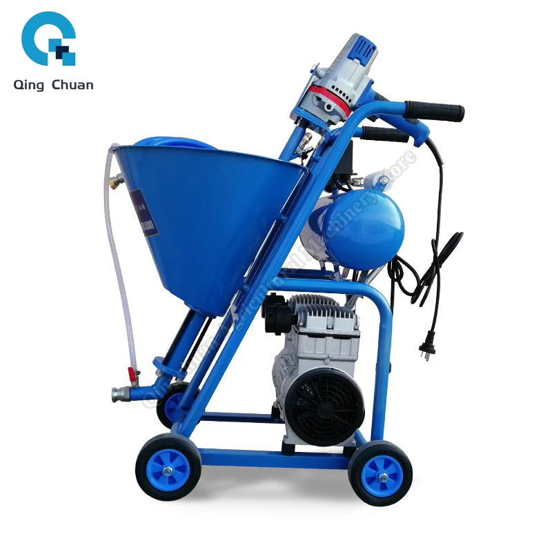 Cement Paste Spraying Machine Industrial Grade Polyurethane Grouting Putty Slurry Waterproof Coating Wall Paint Pneumatic Spraye