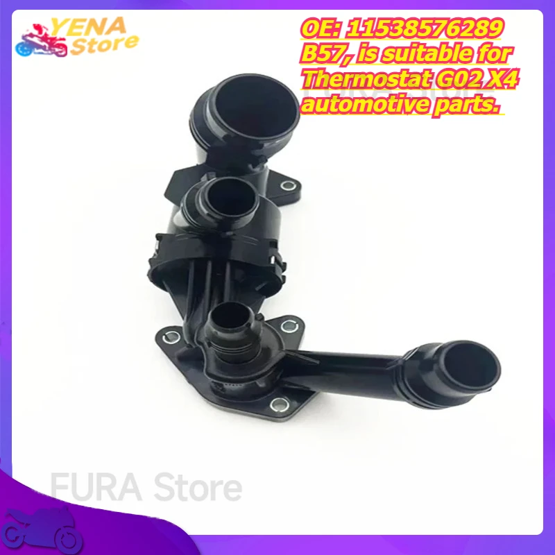 

The cooling regulator housing with thermostat, OE: 11538576289 B57, is suitable for Thermostat G02 X4 automotive parts.