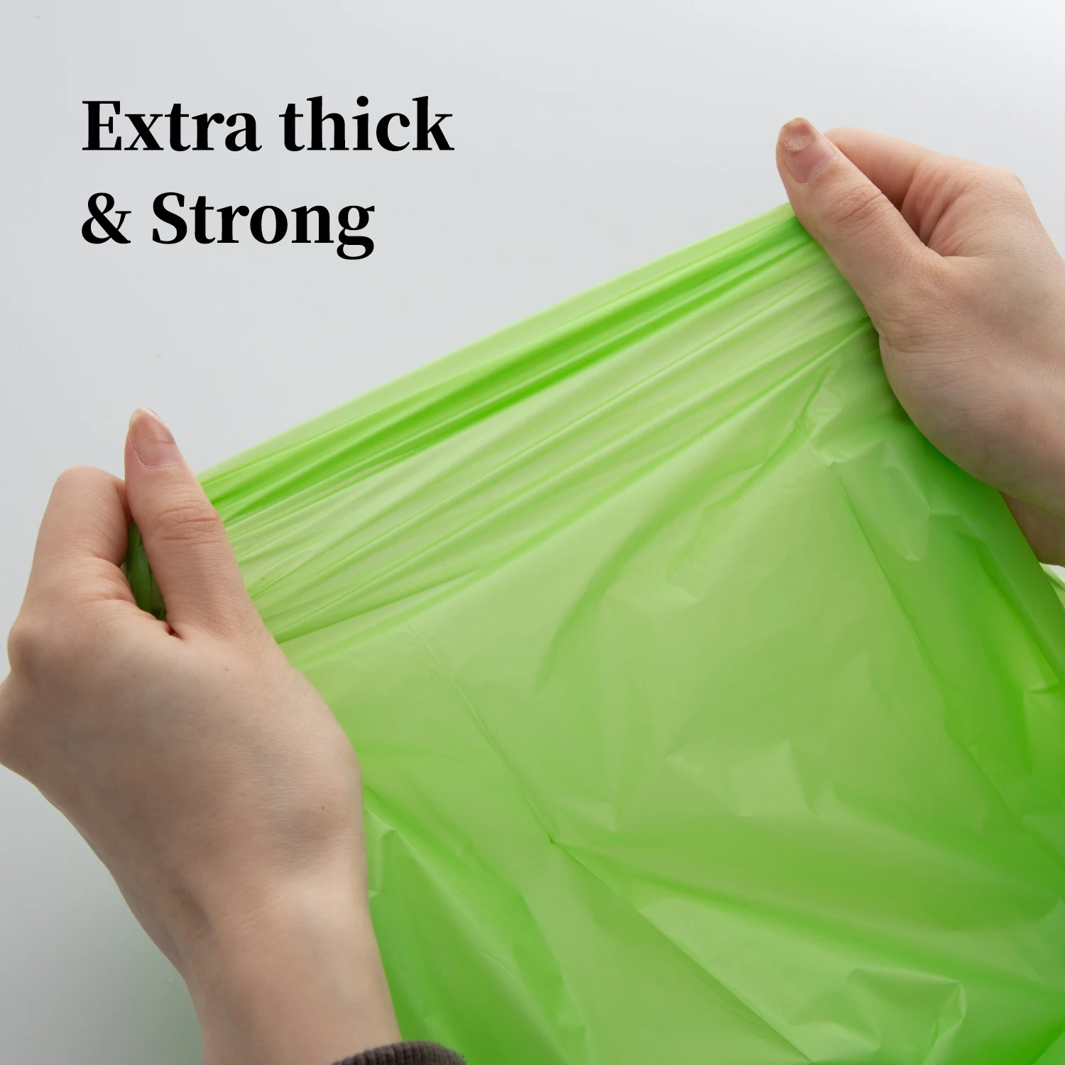 Compostable Trash Bags, 13 Gallon, 100% Compost Waste Bags for Kitchen Bathroom Office